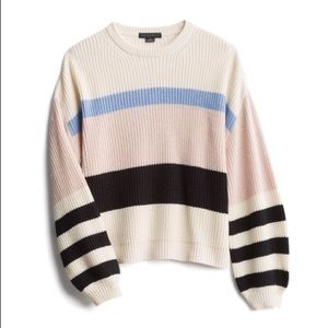 Stitch Fix l Sanctuary Jacara Ballon Sleeve Pullover, Large